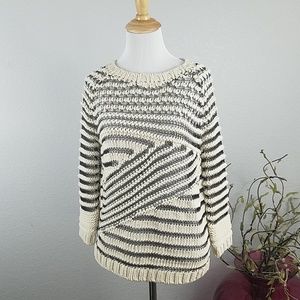 Sam Edelman see through knit sweater EUC